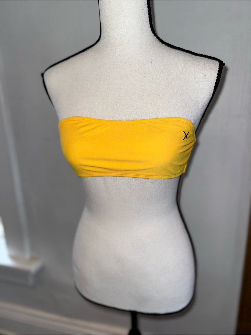 Boutine LA Sunny Yellow Strapless Bandeau Bikini Top